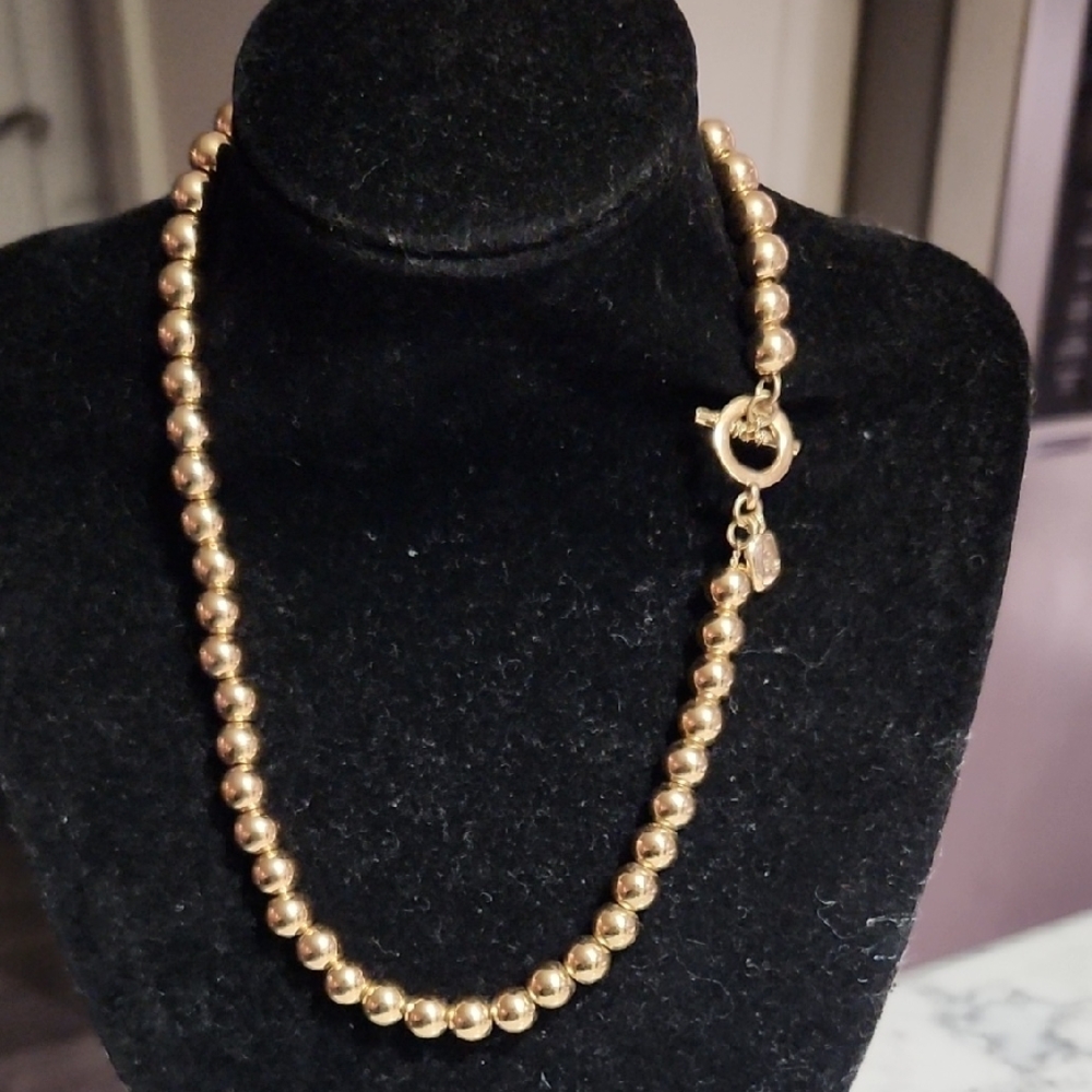 Ralph Lauren Gold Beaded Necklace